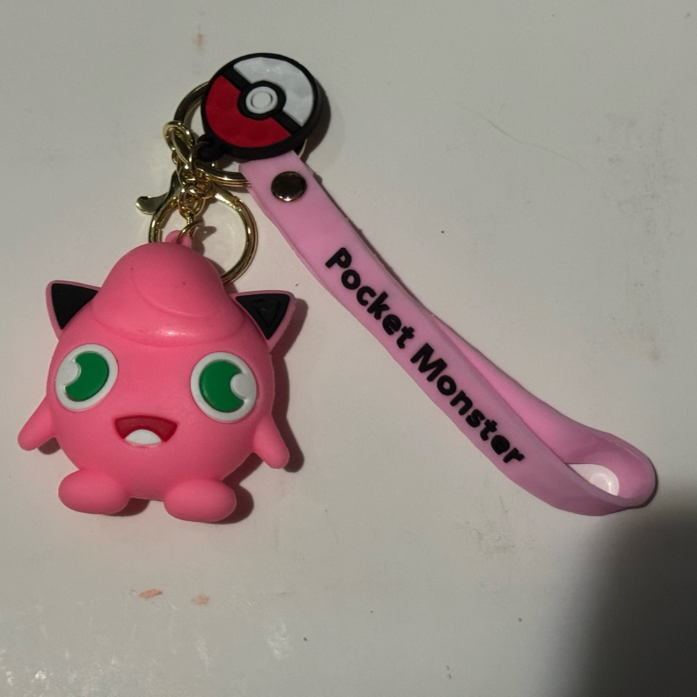 Pokémon jigglypuff keychain